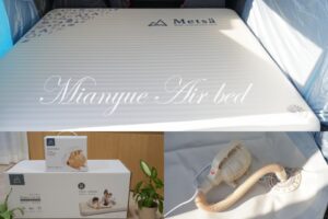 露營床墊推薦｜露營床墊推薦 米特薩眠月充氣床好睡不塌陷！翻身不干擾一夜好眠到天亮！｜METSÄ米特薩
