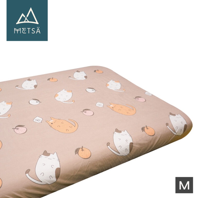 ✨NEW ✨(Metsä) 米特薩 | 業界唯一全尺寸六款床包 | 舒柔棉 | 遇見稚貓(M)