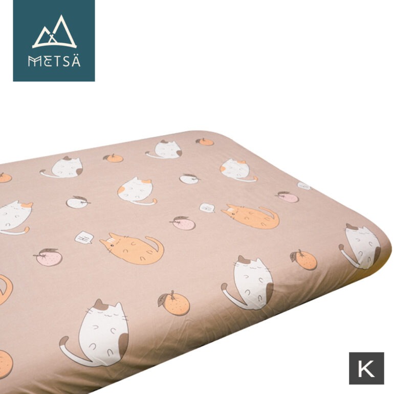 ✨NEW ✨(Metsä) 米特薩 | 業界唯一全尺寸六款床包 | 舒柔棉 | 遇見稚貓(K)