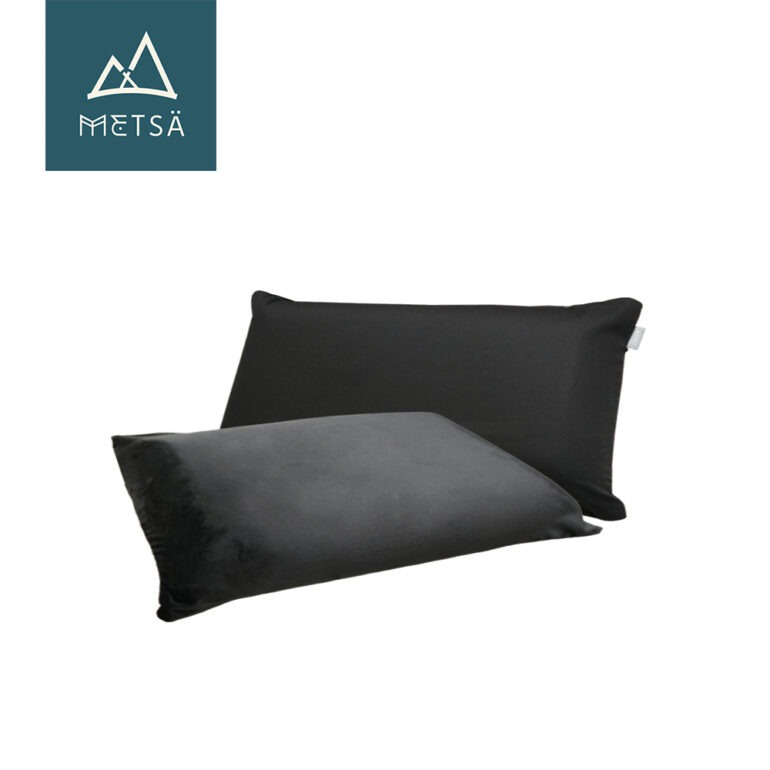🔥超早鳥優惠🔥✨新品上市✨(Metsä)米特薩｜65cm眠月雙面枕套組 | 墨絨黑